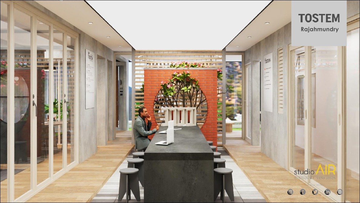 TOSTEM Rajahmundry office space visual 5